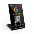 Scannable Google review card